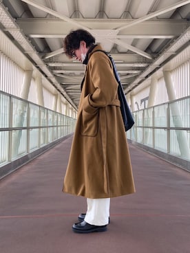 「epnok（エプノック）のアイテム（ジャケット/アウター）」を使った、たわけさん（メンズ・173cm）の冬コーディネート