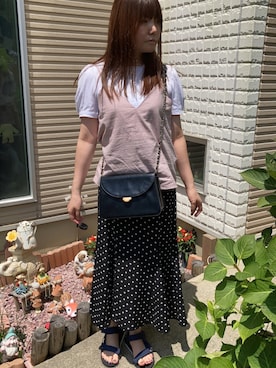 「one after another NICE CLAUP（ワンアフターアナザーナイスクラップ）のアイテム」を使った、共兄さん（レディース・153cm・40代）の夏コーディネート