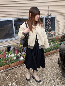 「アイテム（ワンピース/ドレス）」を使った、共兄さん（レディース・153cm・40代）の冬コーディネート