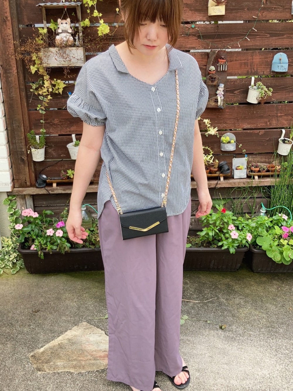 Nyaru様C5374 BOXスリットカットソー×ドローストリングパンツコーデ Nyaru様C5374 BOXスリットカットソー×ドローストリングパンツコーデ