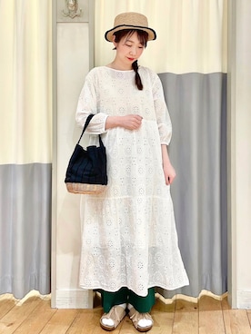 つぼもとまいさん（レディース・160cm）の夏コーディネート