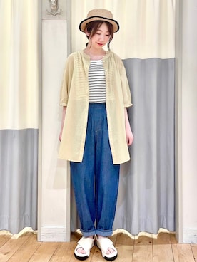 つぼもとまいさん（レディース・160cm）の夏コーディネート