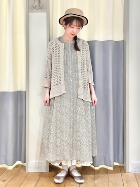 つぼもとまいさん（レディース・160cm）の春コーディネート