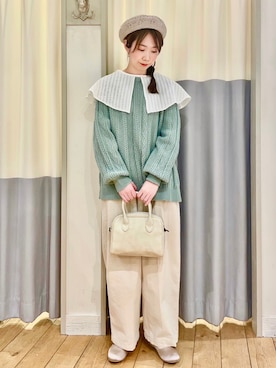 つぼもとまいさん(レディース・160cm)の冬コーディネート