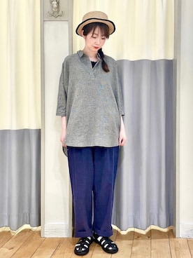 つぼもとまいさん（レディース・160cm）の春コーディネート