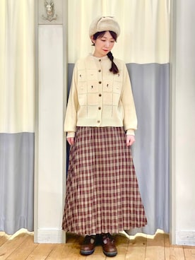 「アイテム（その他シューズ）」を使った、つぼもとまいさん（レディース・160cm）の冬コーディネート