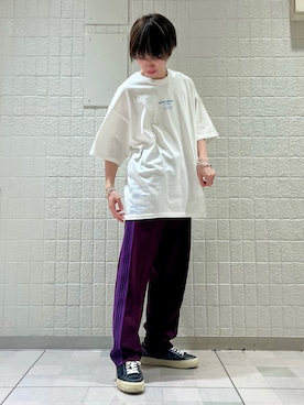 「re_k by JUNRED（レクバイジュンレッド）のアイテム（パンツ）」を使った、TOBIさん（メンズ・168cm）の春コーディネート