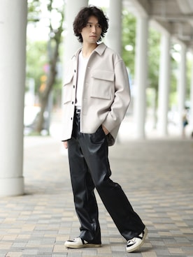 「JUNRED（ジュンレッド）のアイテム（アクセサリー）」を使った、TOBIさん（メンズ・168cm）の秋コーディネート