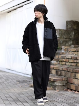 「JUNRED（ジュンレッド）のアイテム（ジャケット/アウター）」を使った、TOBIさん（メンズ・168cm）の秋コーディネート