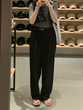 「ADAM ET ROPE'（アダムエロペ）のアイテム」を使った、ほしさん（骨格ウェーブ・レディース・162cm）の夏コーディネート