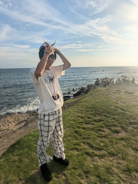 「アイテム（モカシン/デッキシューズ）」を使った、Villageさん（メンズ・178cm・20代）の秋コーディネート