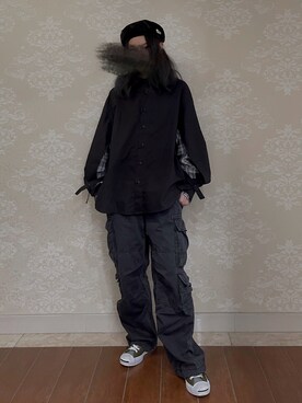 「IZZUE（イズゥー）のアイテム」を使った、-Cystii-さん（レディース・167cm）の秋コーディネート