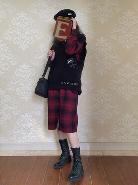 「休闲」｜「アイテム（その他シューズ）」を使った、-Cystii-さん（レディース・167cm）の秋コーディネート