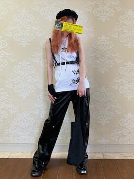 「IZZUE（イズゥー）のアイテム」を使った、-Cystii-さん（レディース・167cm）の夏コーディネート