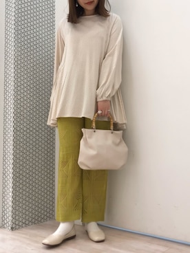 「armonia（アルモニーア）のアイテム」を使った、𝕒𝕪𝕒𝕘𝕠𝕟 *さん（レディース・164cm）の春コーディネート