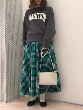 「Legato Largo（レガートラルゴ）のアイテム」を使った、𝕒𝕪𝕒𝕘𝕠𝕟 *さん（レディース・164cm）の春コーディネート