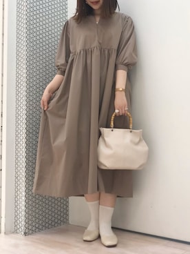 「ESCAR（エスカー）のアイテム」を使った、𝕒𝕪𝕒𝕘𝕠𝕟 *さん（レディース・164cm）の春コーディネート