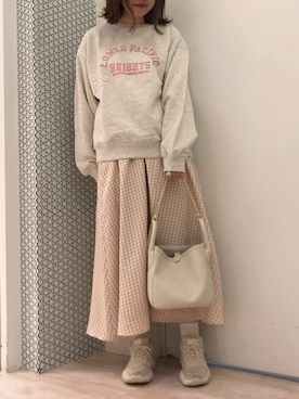 「cache cache（カシュ カシュ）のアイテム」を使った、𝕒𝕪𝕒𝕘𝕠𝕟 *さん（レディース・164cm）の春コーディネート