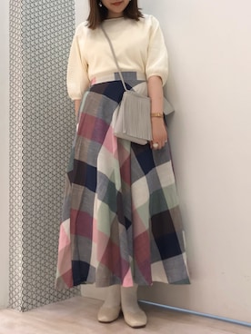 「cache cache（カシュ カシュ）のアイテム」を使った、𝕒𝕪𝕒𝕘𝕠𝕟 *さん（レディース・164cm）の春コーディネート