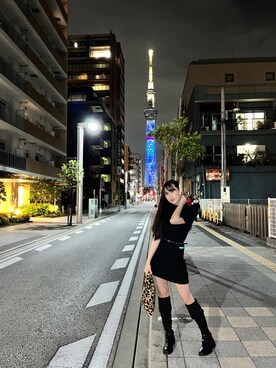 ふみさん（レディース・168cm）の春コーディネート