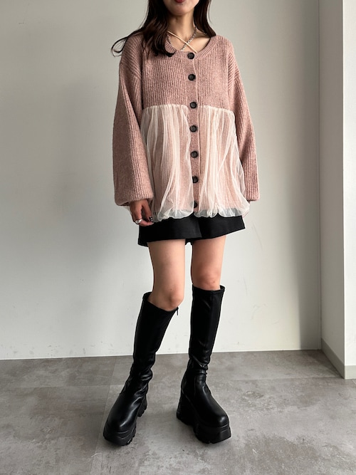 厚底ロングブーツ【ZOZOTOWN限定アイテム】（ブーツ）｜apres jour