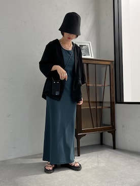 「apres jour mignon（アプレジュールミニョン）のアイテム（ジャケット/アウター）」を使った、apresjour mignonさん（レディース・153cm）の夏コーディネート