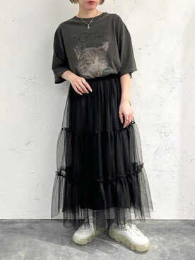 「ティシャツコーデ」｜apresjour mignonさん（レディース・154cm）の春コーディネート