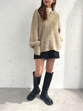 apresjour mignonさん（レディース・156cm）の冬コーディネート