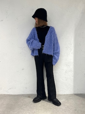 「apres jour mignon（アプレジュールミニョン）のアイテム（帽子）」を使った、apresjour mignonさん（レディース・154cm）の秋コーディネート