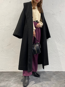 「apres jour mignon（アプレジュールミニョン）のアイテム（その他アウター）」を使った、apresjour mignonさん（レディース・159cm）の秋コーディネート