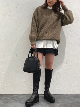 apresjour mignonさん(レディース・159cm)の冬コーディネート