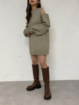 apresjour mignonさん（レディース・156cm）の冬コーディネート