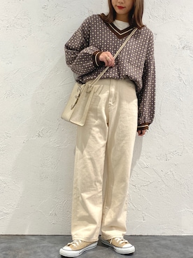 「apres jour mignon（アプレジュールミニョン）のアイテム（ブルゾン）」を使った、apresjour mignonさん（レディース・159cm）の冬コーディネート