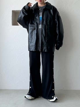 「apres jour mignon（アプレジュールミニョン）のアイテム（ジャケット/アウター）」を使った、apresjour mignonさん（レディース・154cm）の夏コーディネート