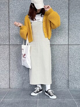 「apres jour mignon（アプレジュールミニョン）のアイテム（帽子）」を使った、apresjour mignonさん（レディース・163cm）の秋コーディネート