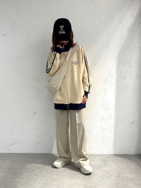 「apres jour mignon（アプレジュールミニョン）のアイテム（ジャケット/アウター）」を使った、apresjour mignonさん（レディース・154cm）の冬コーディネート