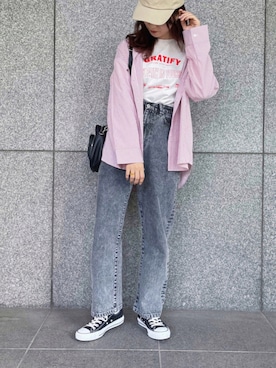 「apres jour mignon（アプレジュールミニョン）のアイテム（帽子）」を使った、apresjour mignonさん（レディース・163cm）の秋コーディネート