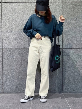 「apres jour mignon（アプレジュールミニョン）のアイテム（帽子）」を使った、apresjour mignonさん（レディース・163cm）の秋コーディネート