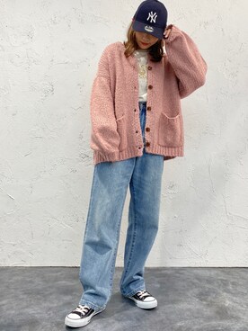 「apres jour mignon（アプレジュールミニョン）のアイテム（ジャケット/アウター）」を使った、apresjour mignonさん（レディース・159cm）の冬コーディネート