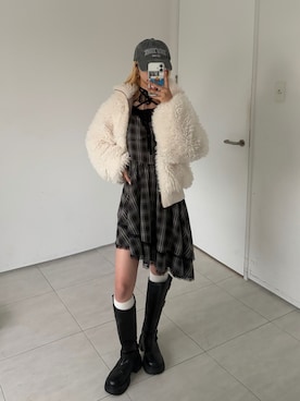 「アイテム（チュニック）」を使った、apresjour mignonさん（レディース・160cm）の秋コーディネート