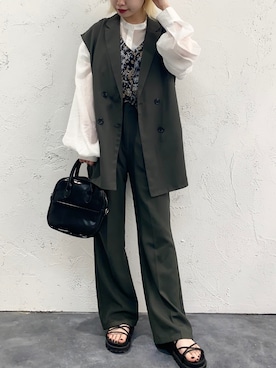 「apres jour mignon（アプレジュールミニョン）のアイテム（その他アウター）」を使った、apresjour mignonさん（レディース・155cm）の春コーディネート