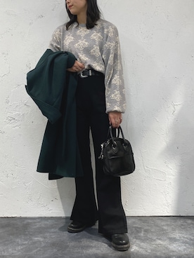 「apres jour mignon（アプレジュールミニョン）のアイテム（その他アウター）」を使った、apresjour mignonさん（レディース・159cm）の冬コーディネート