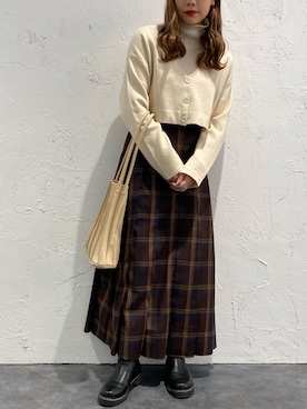 「apres jour mignon（アプレジュールミニョン）のアイテム（リング）」を使った、apresjour mignonさん（レディース・159cm）の秋コーディネート