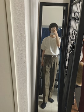 「LENO（リノ）のアイテム」を使った、jazさん（メンズ・171cm）の夏コーディネート