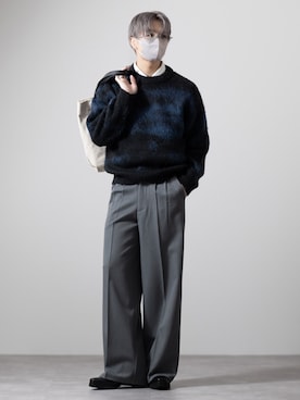 「アイテム（トートバッグ）」を使った、MASAKIさん（メンズ・168cm）の秋コーディネート