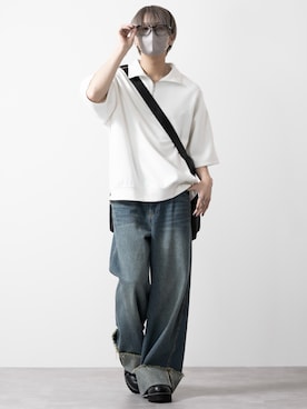 「アイテム（ドレスシューズ）」を使った、MASAKIさん（メンズ・168cm・20代）の夏コーディネート