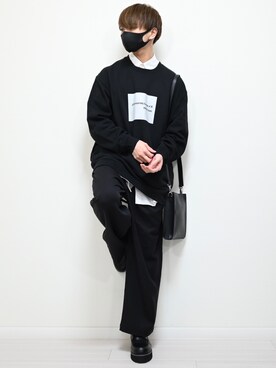 「JUNRED（ジュンレッド）のアイテム（スウェット）」を使った、MASAKIさん（メンズ・168cm）の秋コーディネート