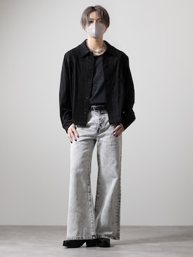 「CLEL（クレイル）のアイテム」を使った、MASAKIさん（メンズ・168cm）の冬コーディネート