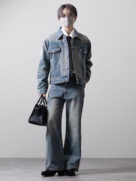 「アイテム（フォーマルスーツ/小物）」を使った、MASAKIさん（メンズ・168cm・20代）の冬コーディネート