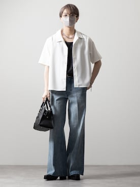 「CLEL（クレイル）のアイテム（パンツ）」を使った、MASAKIさん（メンズ・168cm）の春コーディネート